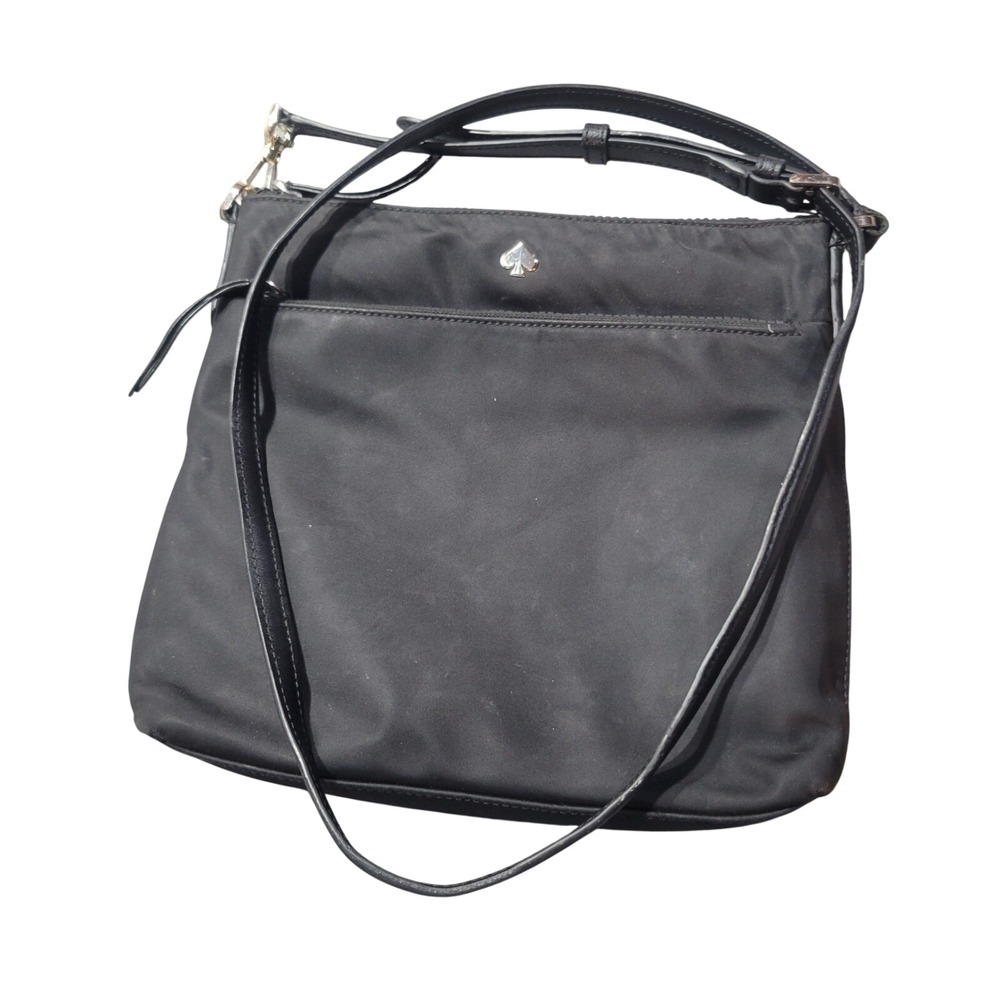 Kate Spade Crossbody Women Medium Black Nylon Miri Dawn Adjustable Strap Bag